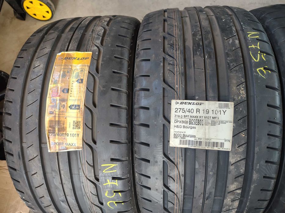 4бр.летни гуми DUNLOP 275 40 19 цена за брой