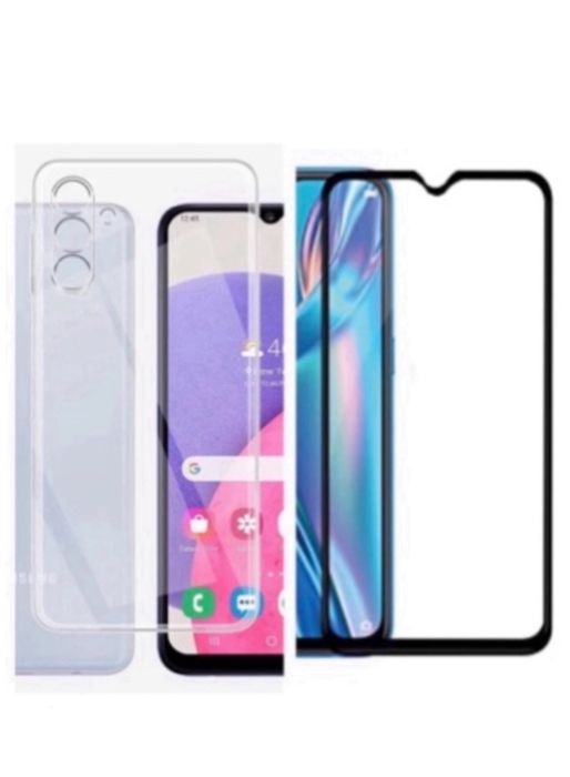 Samsung A15/A25/A35/A55/A16.A36/A56 Husa TPU Neagra/Clara+Folie Sticla