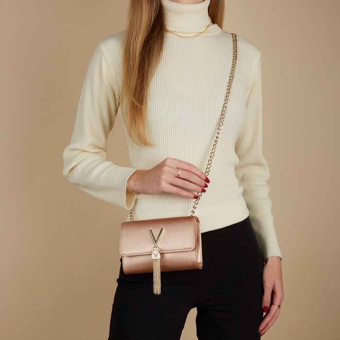 Valentino By Mario Valentino Divina Мини Клъч - златисто розова