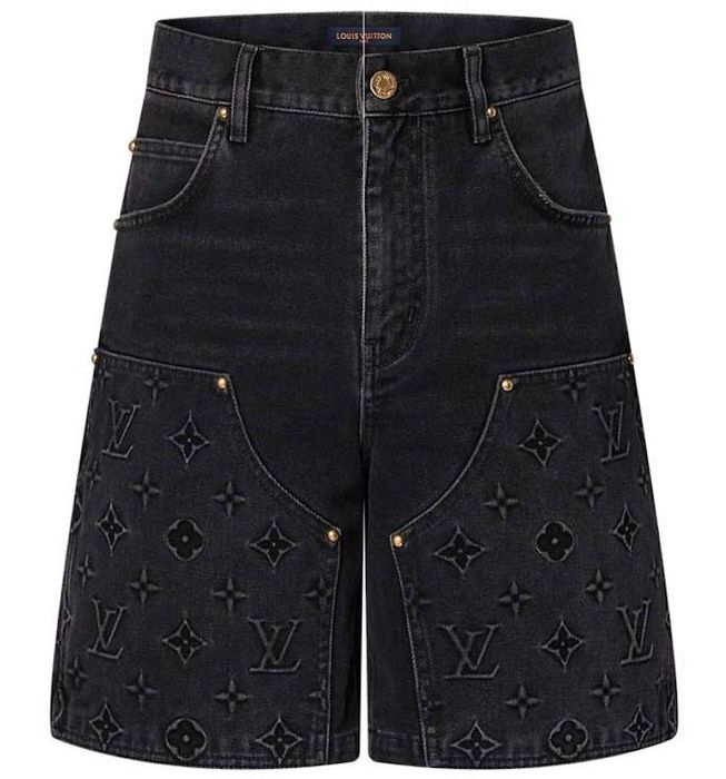 Louis Vuitton Carpenter Monogram Jeans - Blugi scurti LV