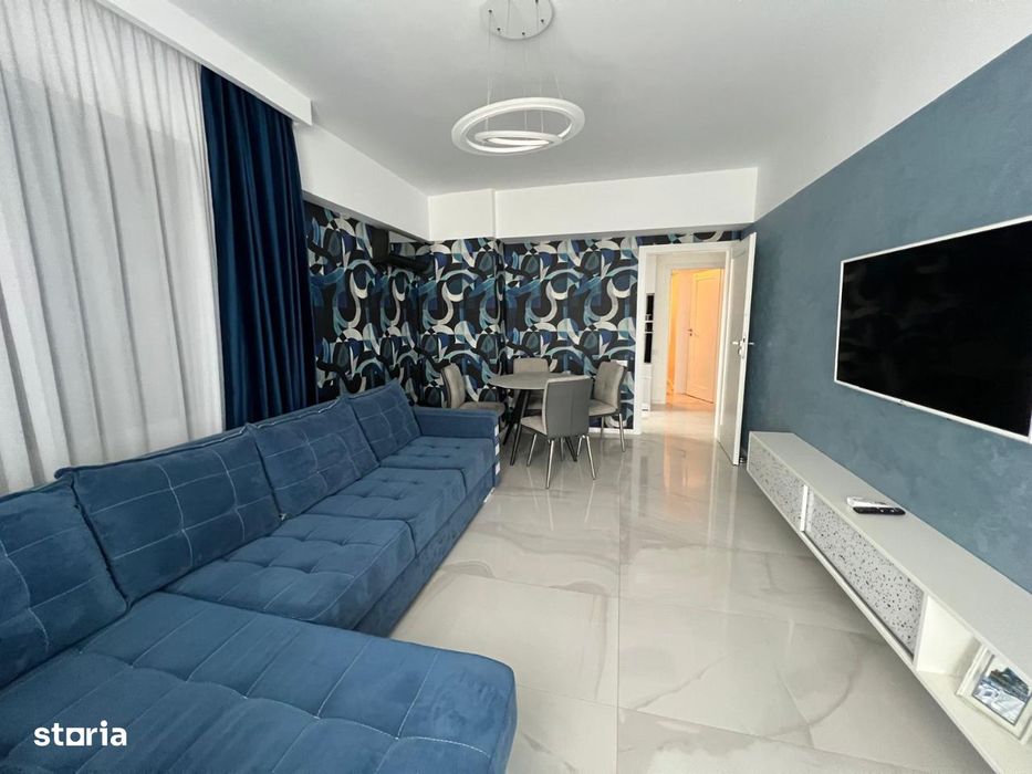 Mamaia Central 2 camere frontal la mare mobilat utilat parcare liber