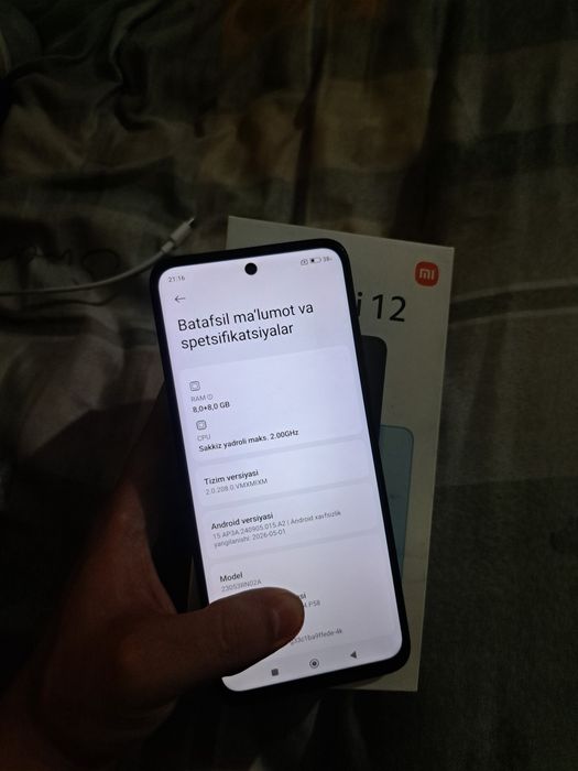 Redmi 12 kafolati