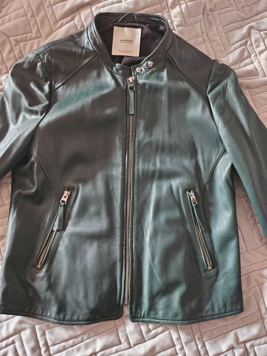 Geaca piele Mango