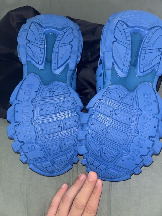 Balenciaga track icy blue