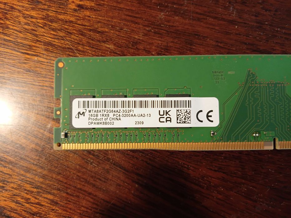 ОЗУ DDR4  16 Гб 3200