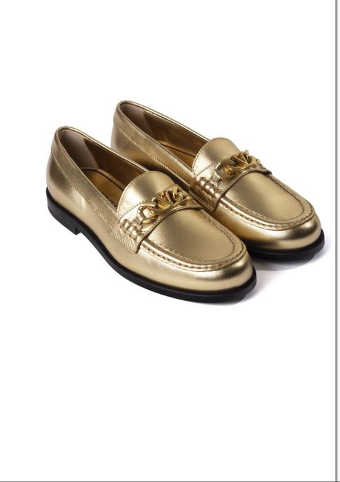 Лоферы Valentino золотые