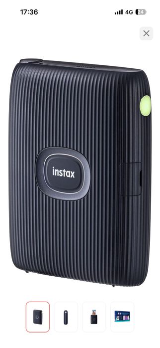 Компактный фотопринтер Fujifilm INSTAX MINI LINK 2 Bundle черный