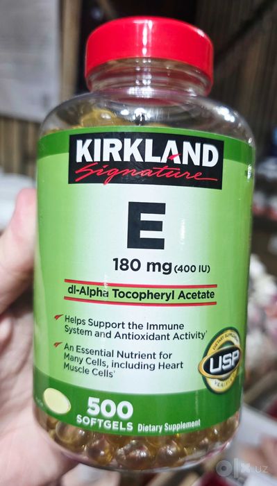 ДОСТАВКИ НЕТ Solgar витамин Е 400, 100шт или 250шт Kirkland - 500шт