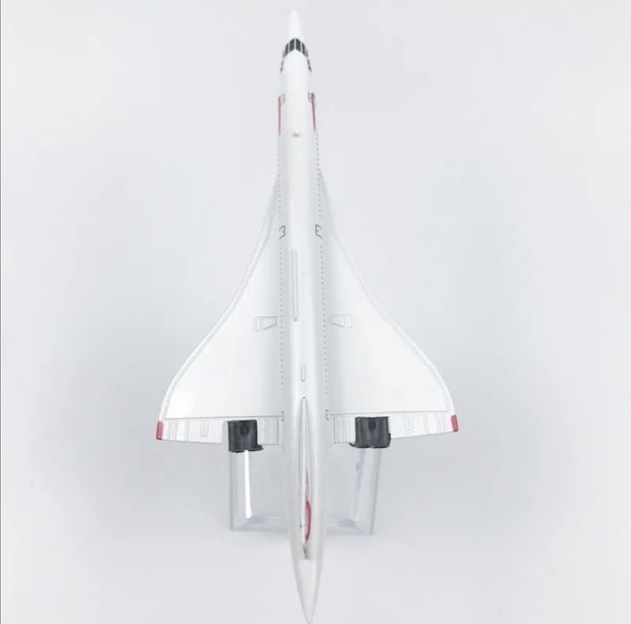 Macheta avion British Airways Concorde / metal / 16 cm / cadou