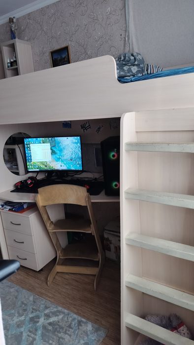 Кровать-чердак для подростка