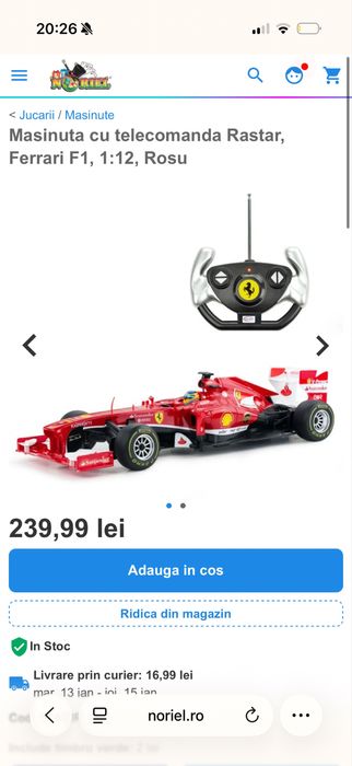 Masina Ferrari cu telecomanda