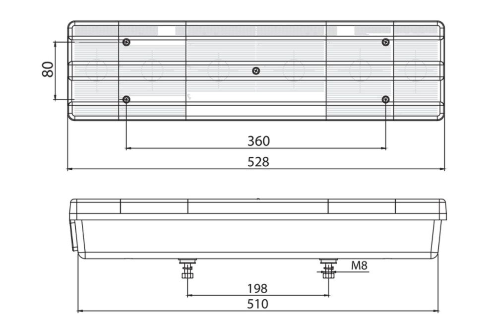 Стопове Стоп Задни Светлини Е4-марк камион Mercedes Atego Actros Axor