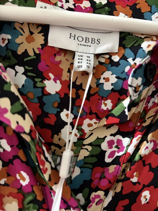Rochie lunga Hobbs London vascoza marimea 16 UK noua cu eticheta
