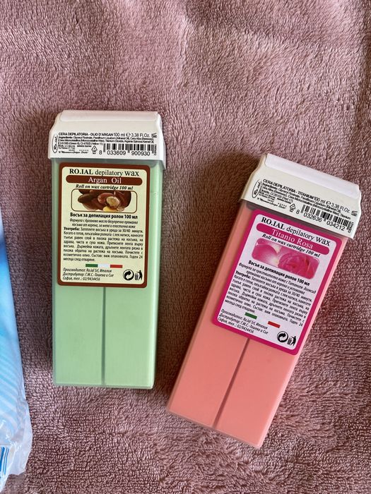 Уред за затопляне на восък за депилация+ восък и ленти