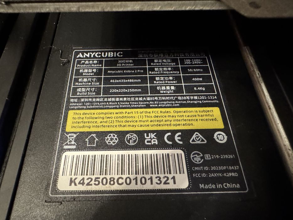 Vand imprimanta 3d Anycubic Kobra 2 pro