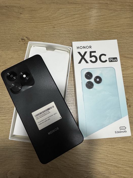 HONOR X5c Plus, Dual SIM, 4GB RAM, 128GB, Midnight Black