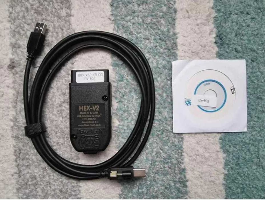 Diagnoza cablu VAG COM VCDS HEXV2 25.3 VW Audi Seat Skoda ROMANA 2025