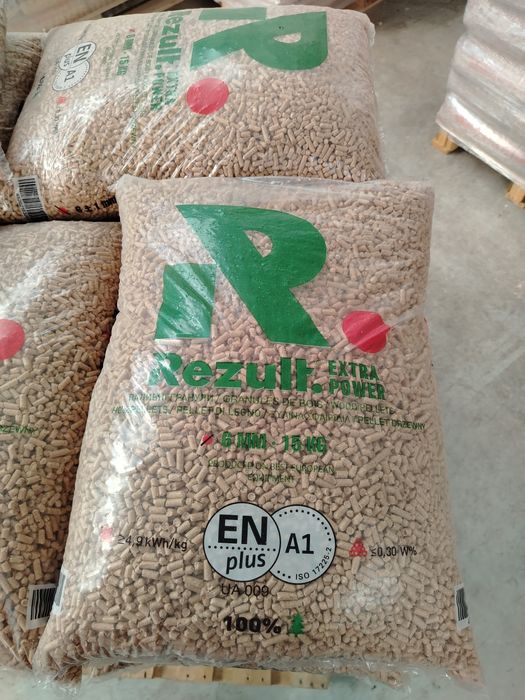 Peleti rășinoase pentru centralae termice.