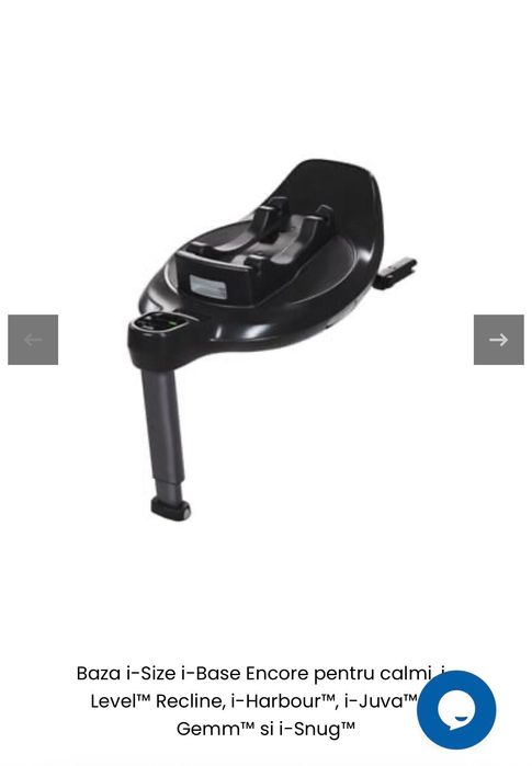 Baza auto isofix Joie i Snug 2 nastere-75 cm stare foarte buna