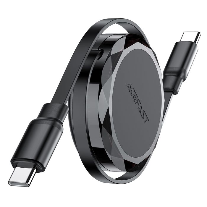 Cablu USB-C retractabil Fast charging