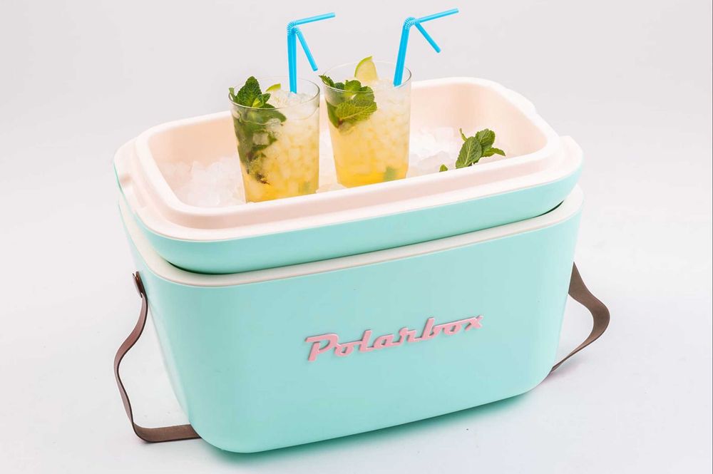 Polarbox 20L, "Classic", Cyan - Baby Rose, sigilat