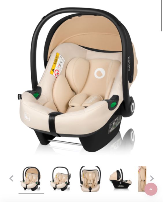 Scoica auto pentru copii Lionelo Astrid i-Size, 0-13 kg, Bej
