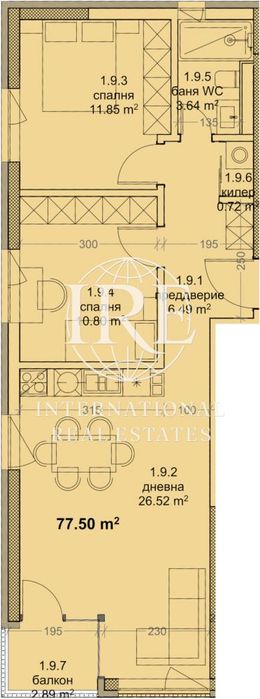 Продава се Тристаен апартамент в Варна, Трошево - 93 кв.м за 1882 €/кв.м - Снимка #1