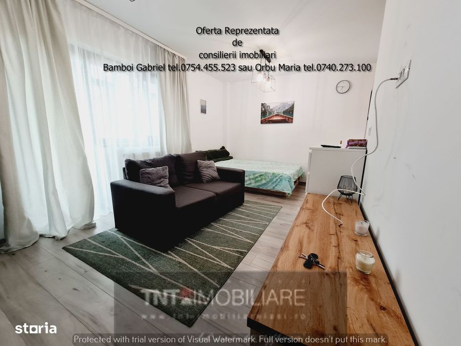 Apartament 1 camera bloc nou + loc de parcare zona Bucium-
