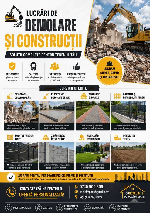 Servcii demolare