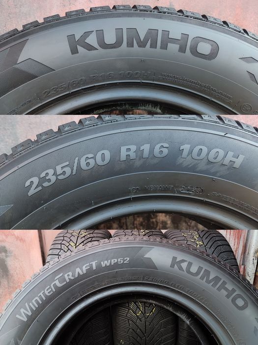 4броя зимни гуми 235/60/16 Kumho
dot23