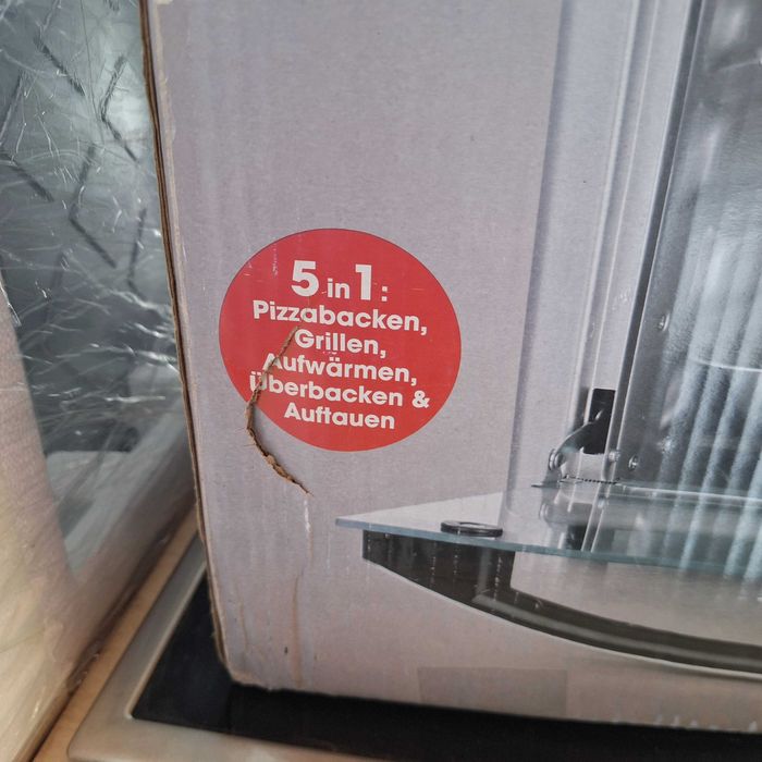 Мини фурничка 5в1 + кошница за картофи и камък за пица