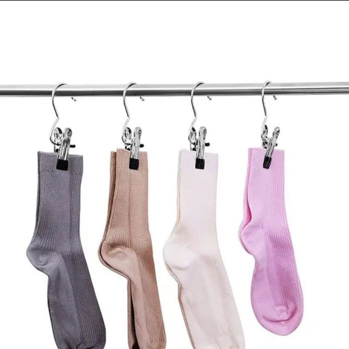 Metall ilgich-klips, ko‘p rangli, universal kiyim ilgichlar i22