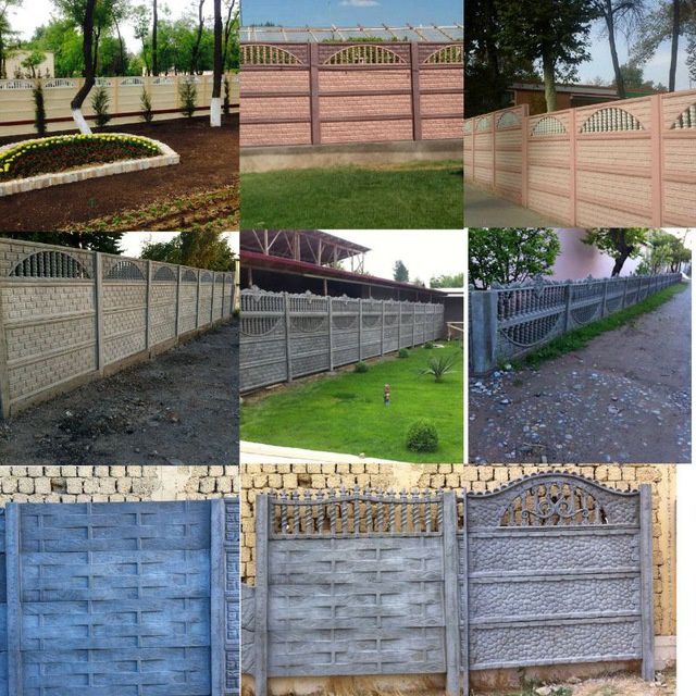 Бетон еврозабор (евродевор)