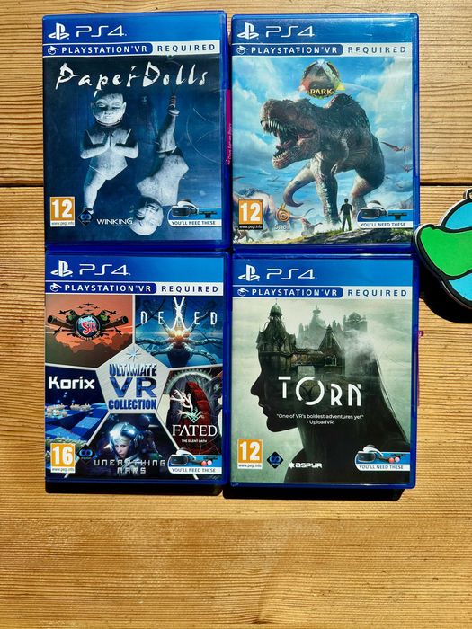 PS4 PS5 VR игри: ARK Park, Paper Dolls, Torn + Ultimate VR Collection