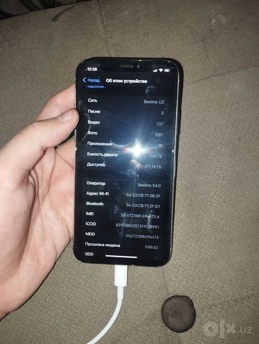 Iphone x 256 gb 100yomks