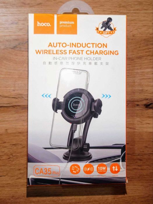 Держатель с беспроводной зарядкой