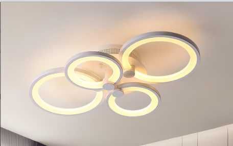 Lyustra led pult bilan boshqaruv, oq,  3xil o’lcham, RGB 3xil rang...