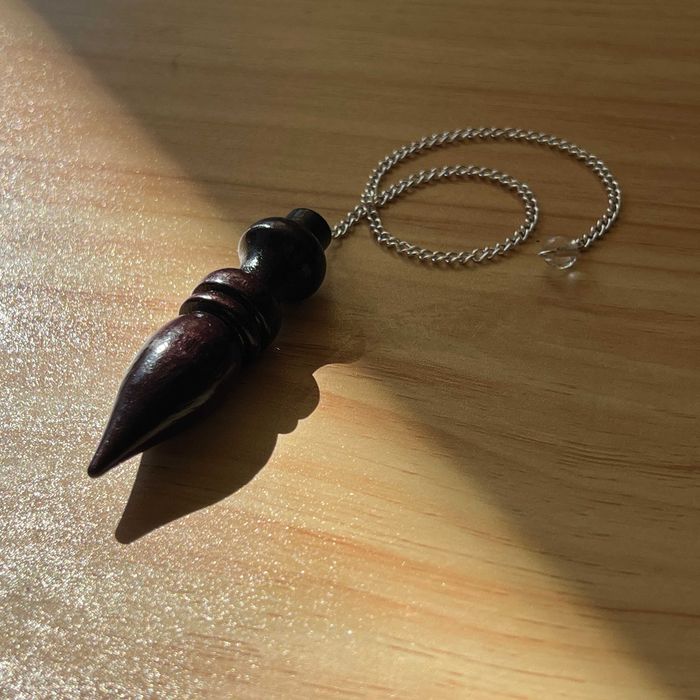 Махало за Радиестезия - Дървено Махало за Гадаене - Махало на верига