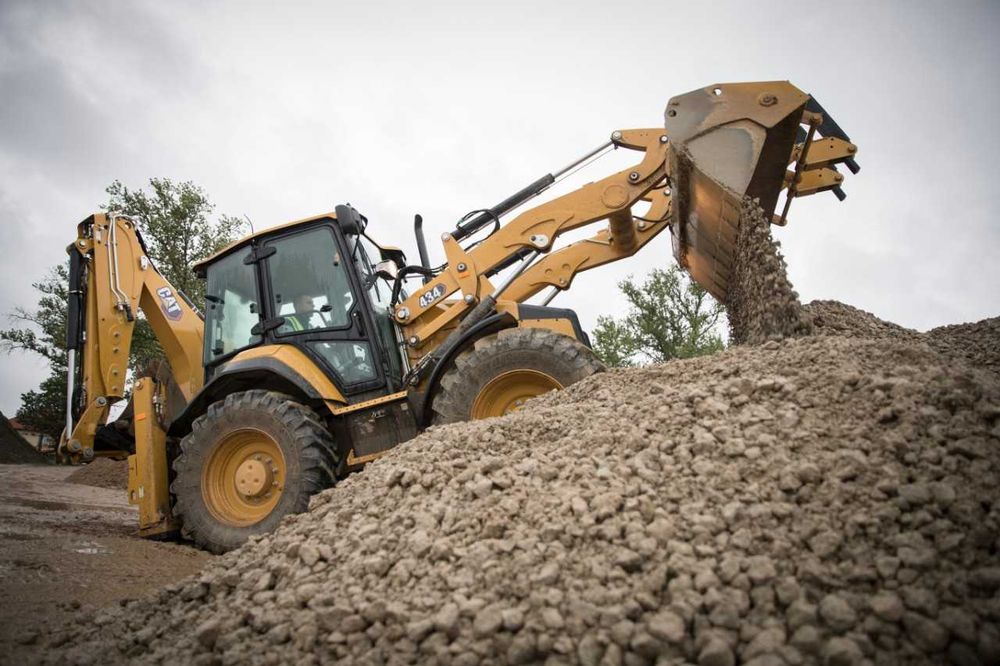 Экскаватор юклагич CAT 434, Экскаватор погрузчик CAT 434