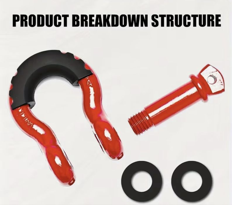Комплект D-ring шегели за офроуд и теглене