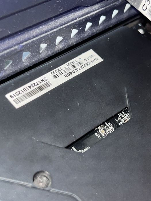 Geforce GTX 1060 6 гб Gigabyte