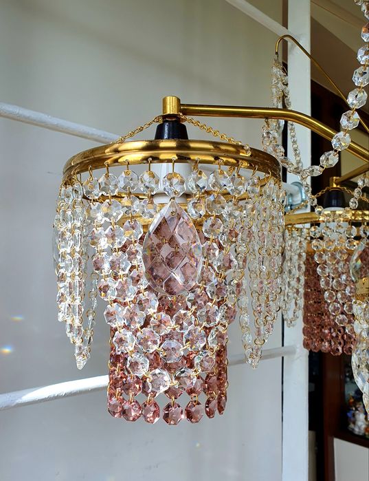 Люстра хрустальная Чехия