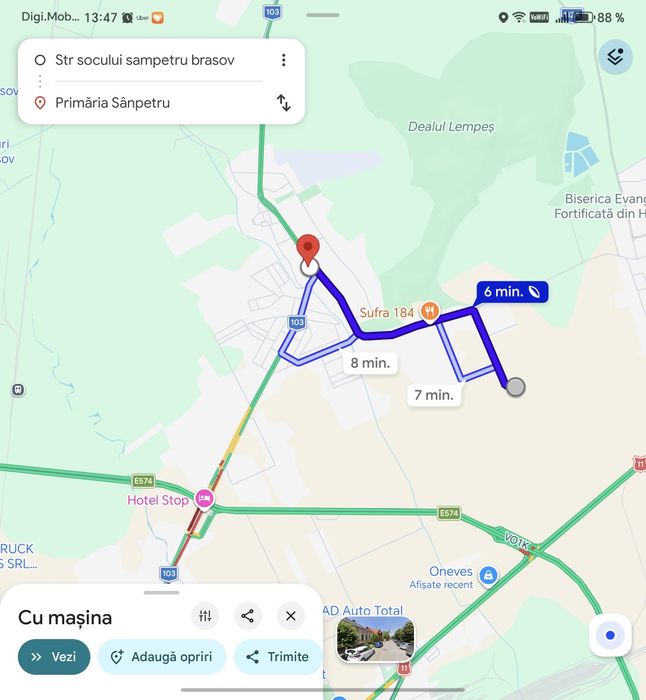 Vând teren Sânpetru Lempes 750mp