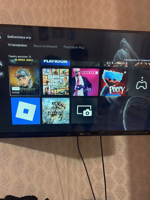 PS 5 slim, 1tb с 6тю играми