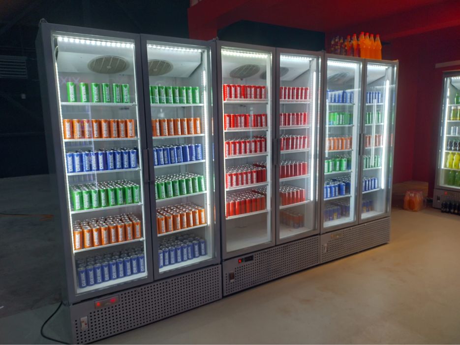 Vitrina dubla reconditionata / pentru racoritoare / racire rapida