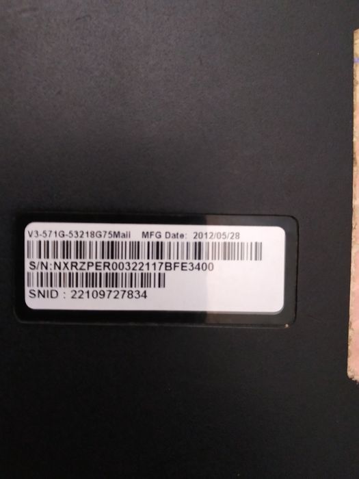 Ноутбук Acer на запчасти