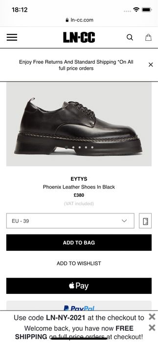 Ocazie! Vand pantofi Eytys