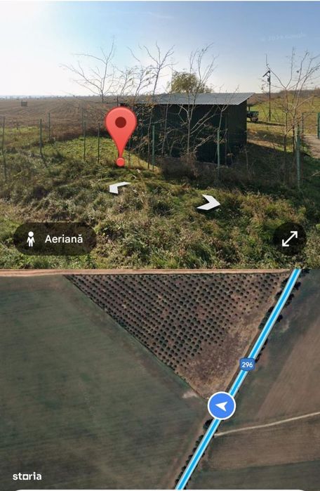 Teren în suprafață de 4 hectare deschidere 250 ml