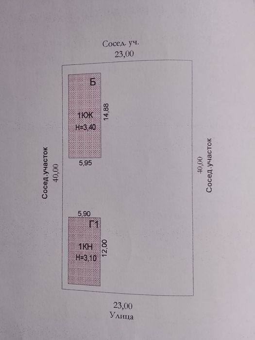 Продам  два дома в одном дворе