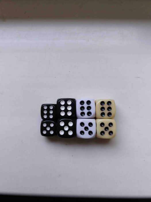 Зарики набор ассорти (игральные кости,кубики) для нард